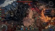 This is a fight filled with crimson fire and bird corpses (Image via GGG)